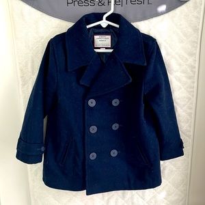 Janie and Jack wool pea coat size 3-4